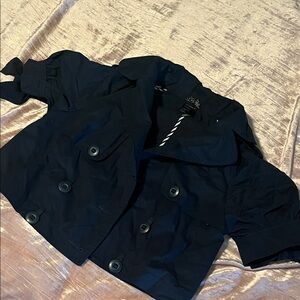 Forever 21 Cropped Double-Breasted Jacket